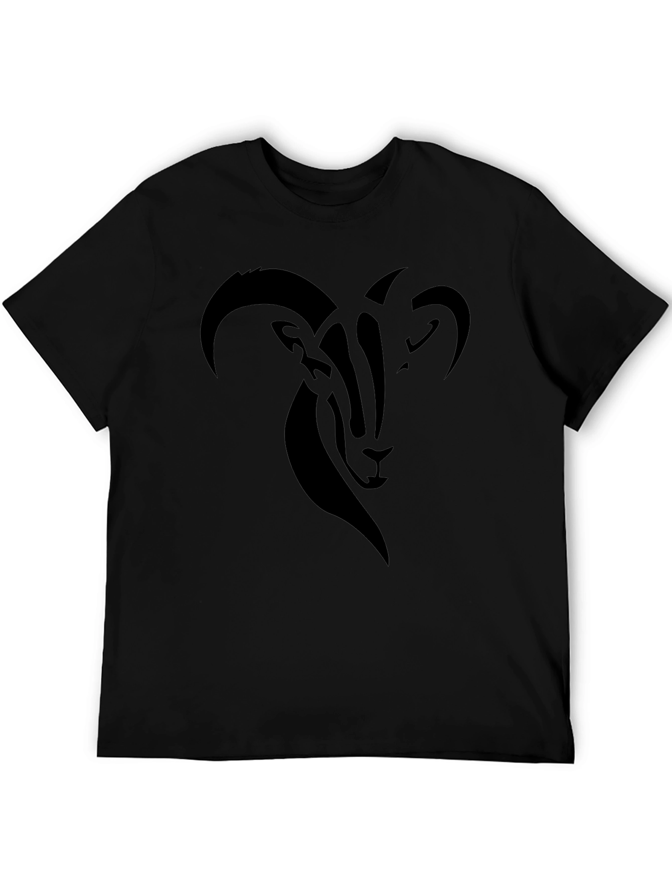 Ram Graphic Black T-Shirt