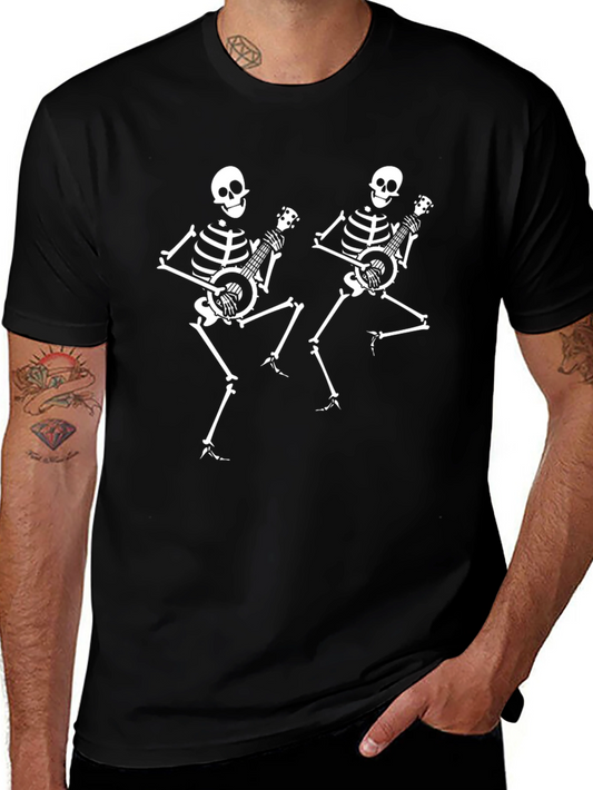 Dancing Skeleton Banjo T-Shirt