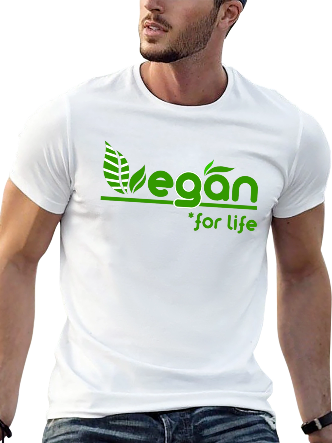 Vegan for Life Black T-Shirt