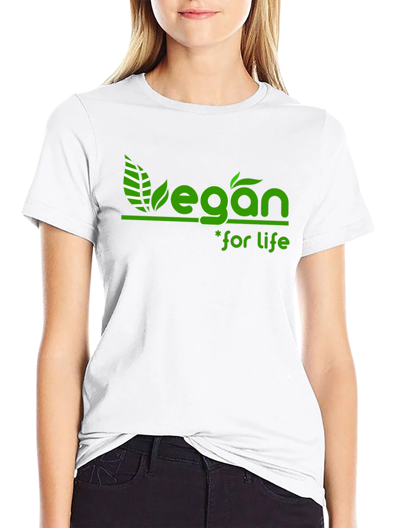 Vegan for Life Black T-Shirt