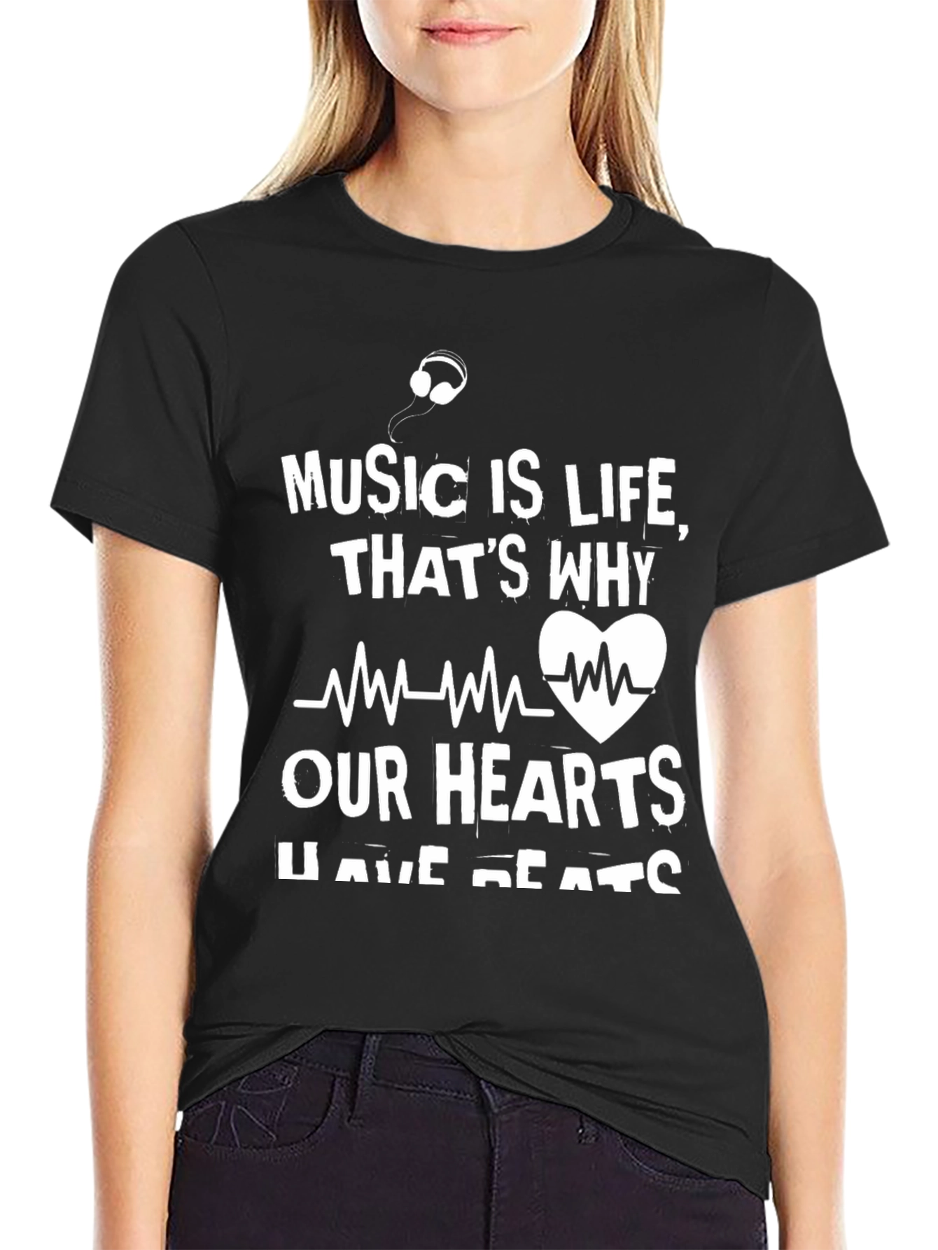 Music is Life Graphic Tee