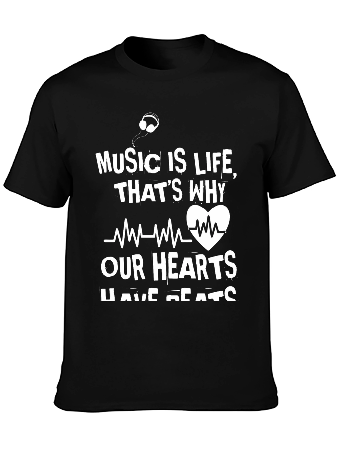 Music is Life Graphic Tee