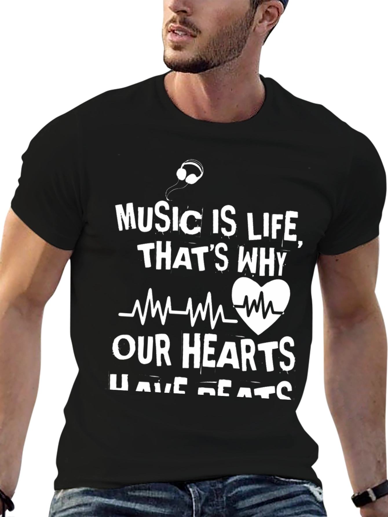 Music is Life Graphic Tee