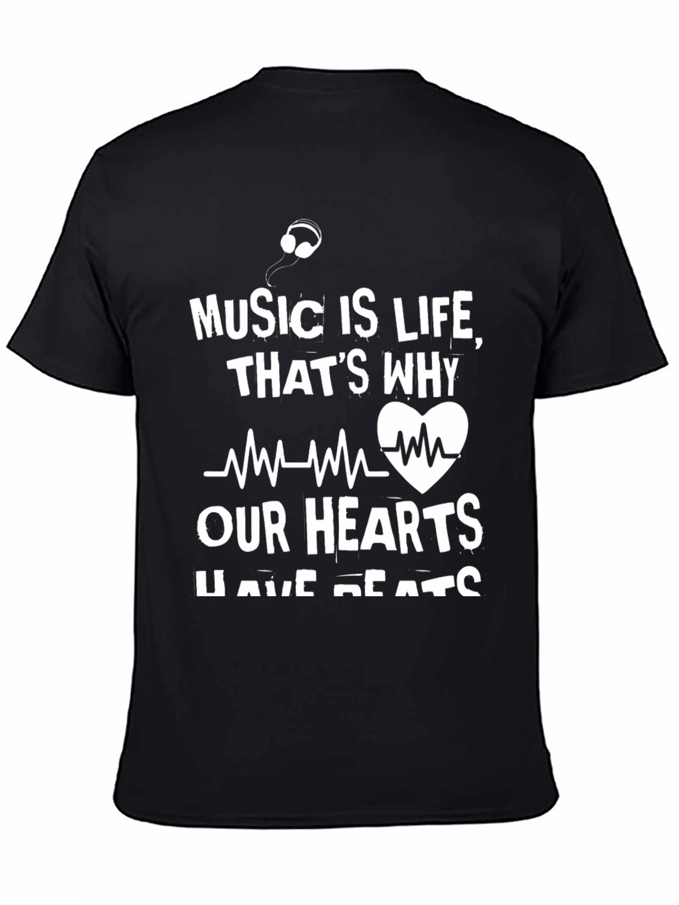 Music is Life Graphic Tee
