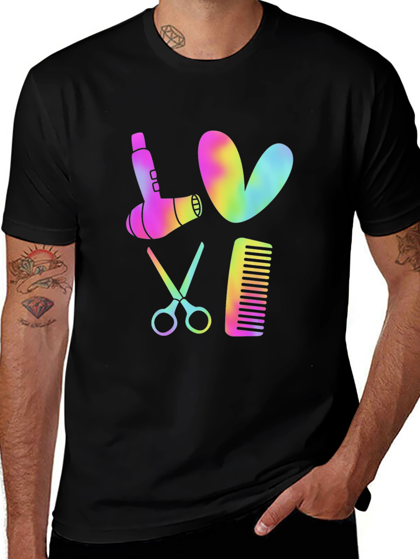 Hairdresser Love T-Shirt - Stylish Barber Tee