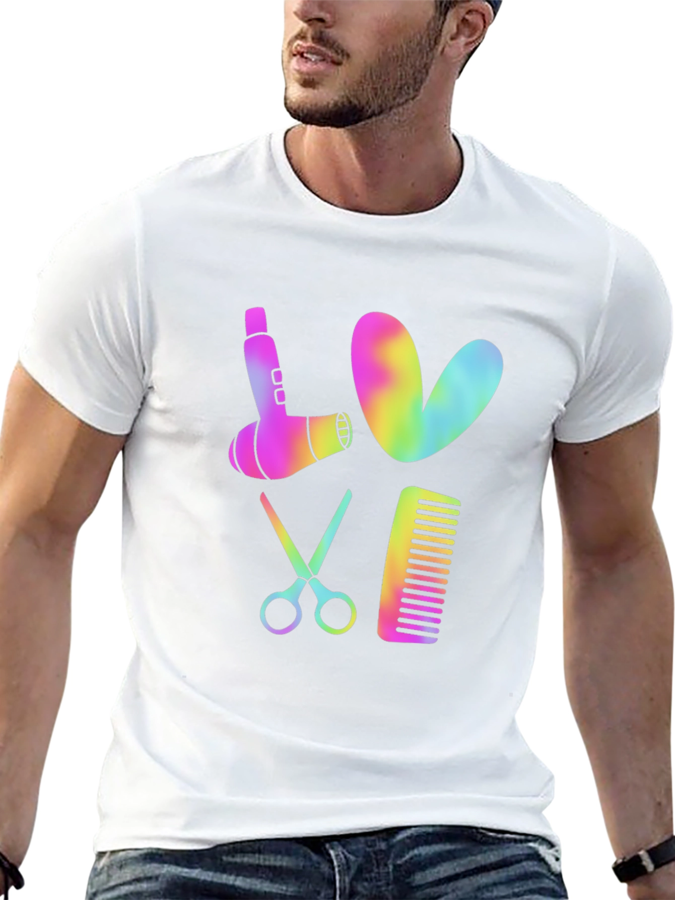 Hairdresser Love T-Shirt - Stylish Barber Tee