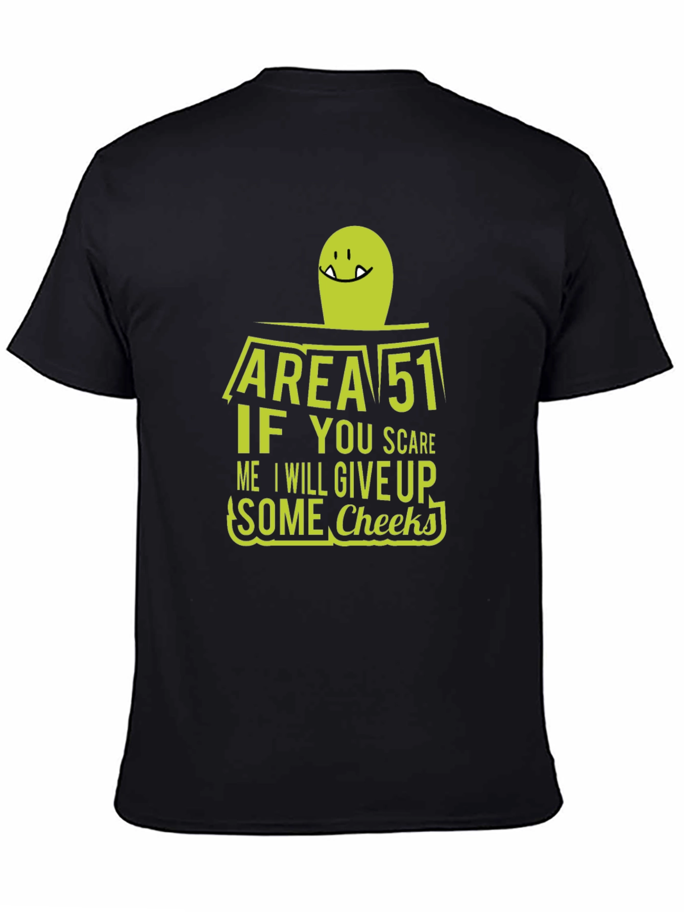 Area 51 Alien Cheeky Graphic T-Shirt