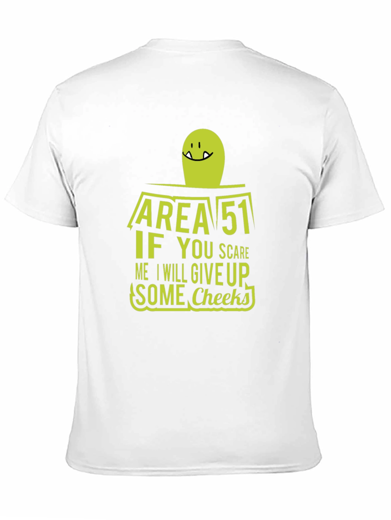 Area 51 Alien Cheeky Graphic T-Shirt