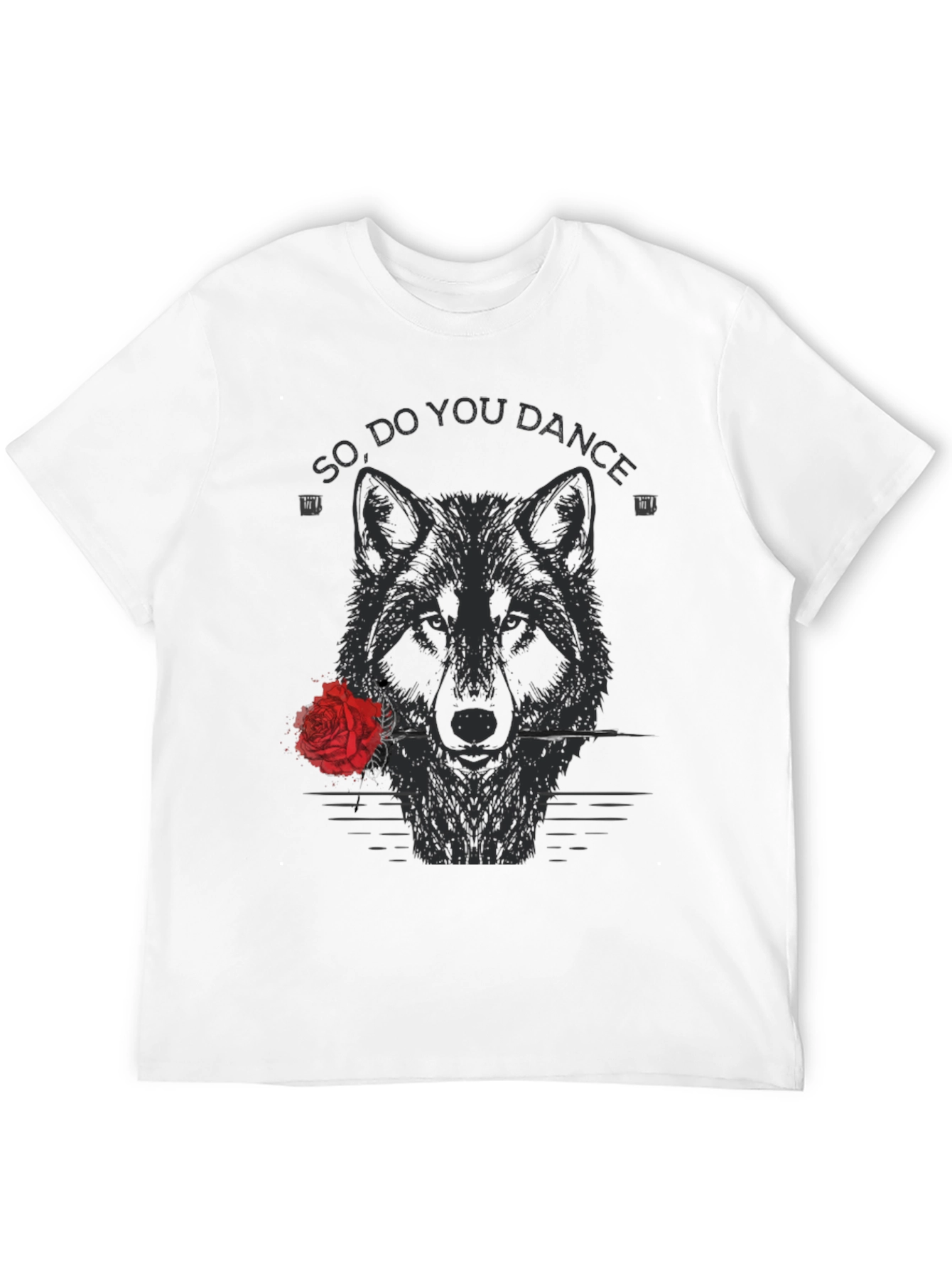 Wolf Rose Graphic Tee - So Do You Dance?