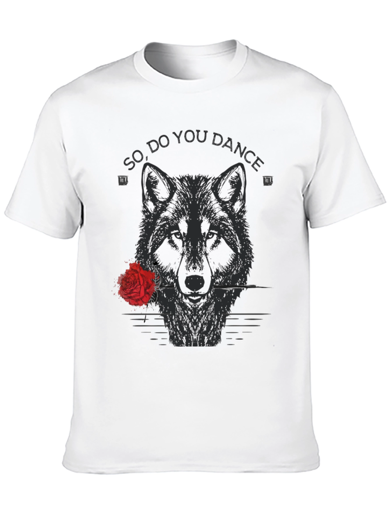 Wolf Rose Graphic Tee - So Do You Dance?