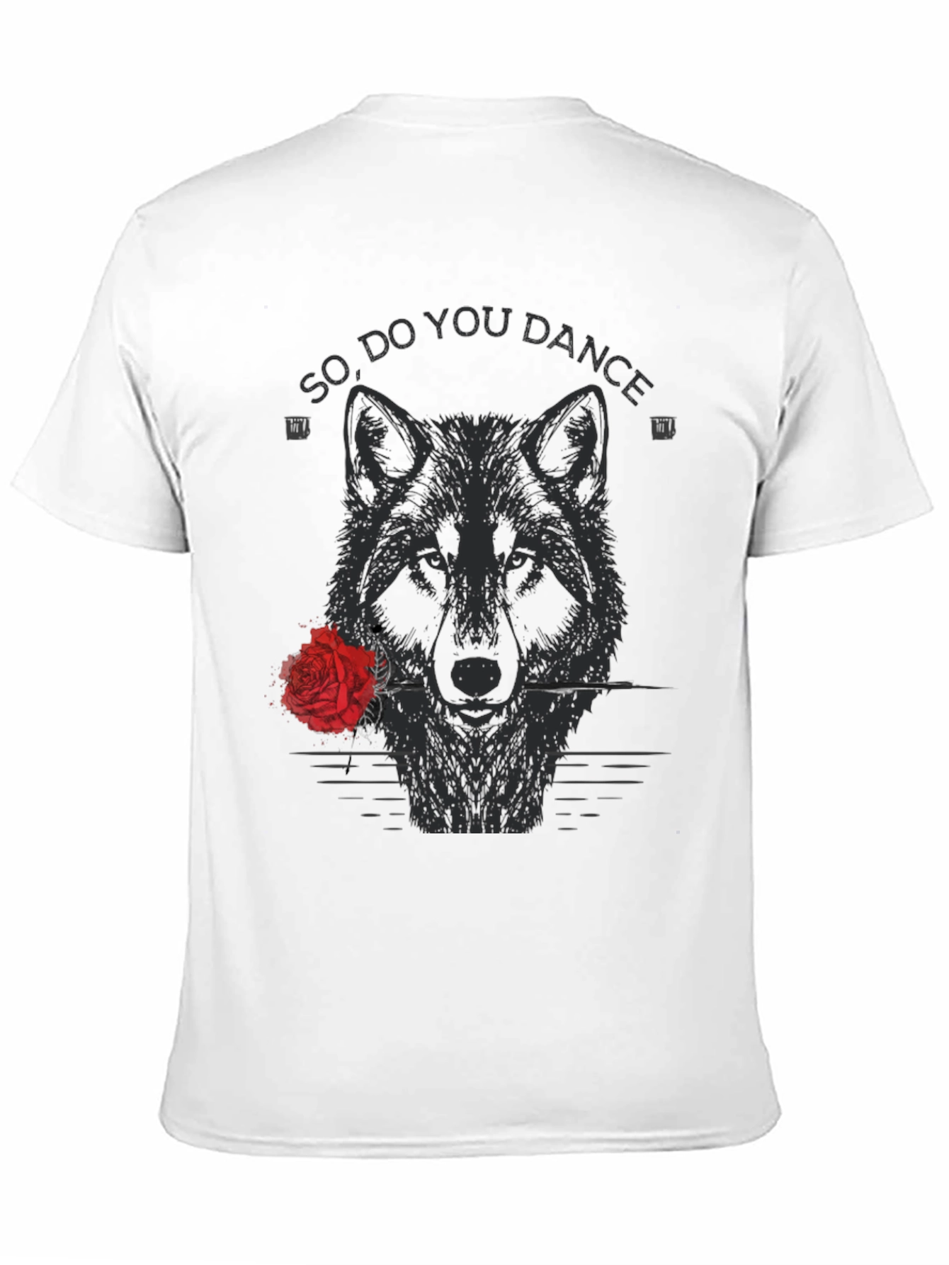 Wolf Rose Graphic Tee - So Do You Dance?
