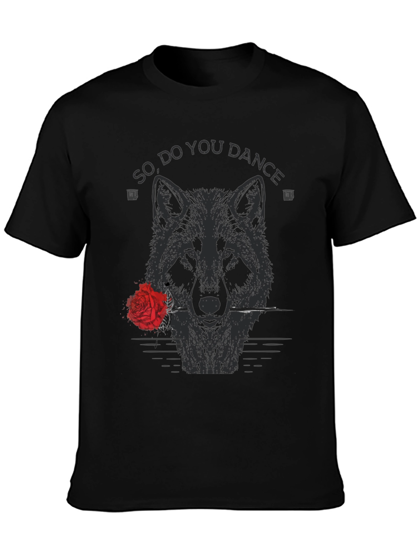 Wolf Rose Graphic Tee - So Do You Dance?