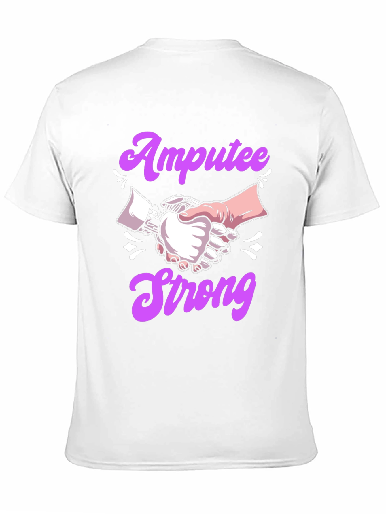 Amputee Strong T-Shirt - Handshake Design