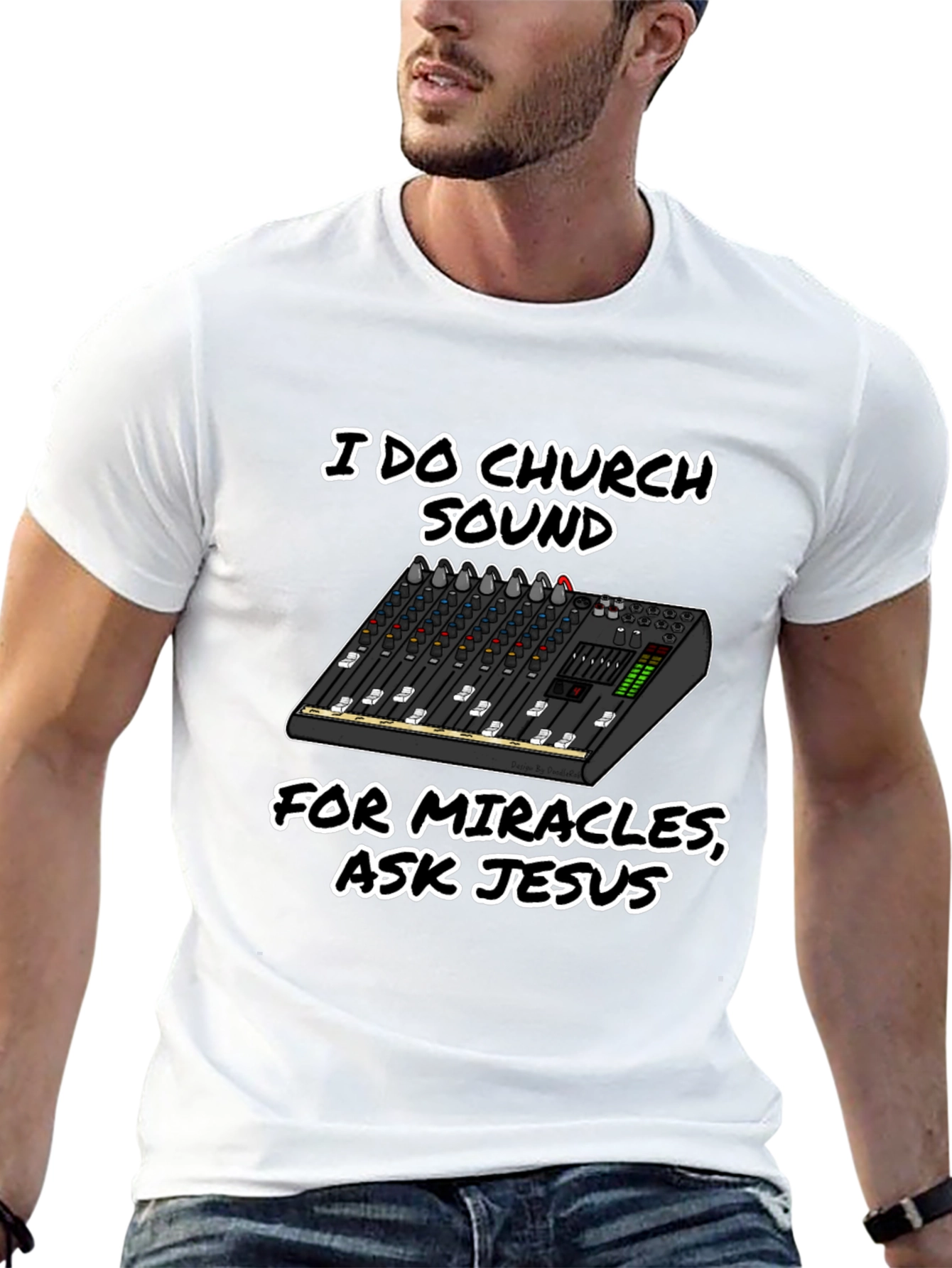 Church Sound Mixer T-Shirt