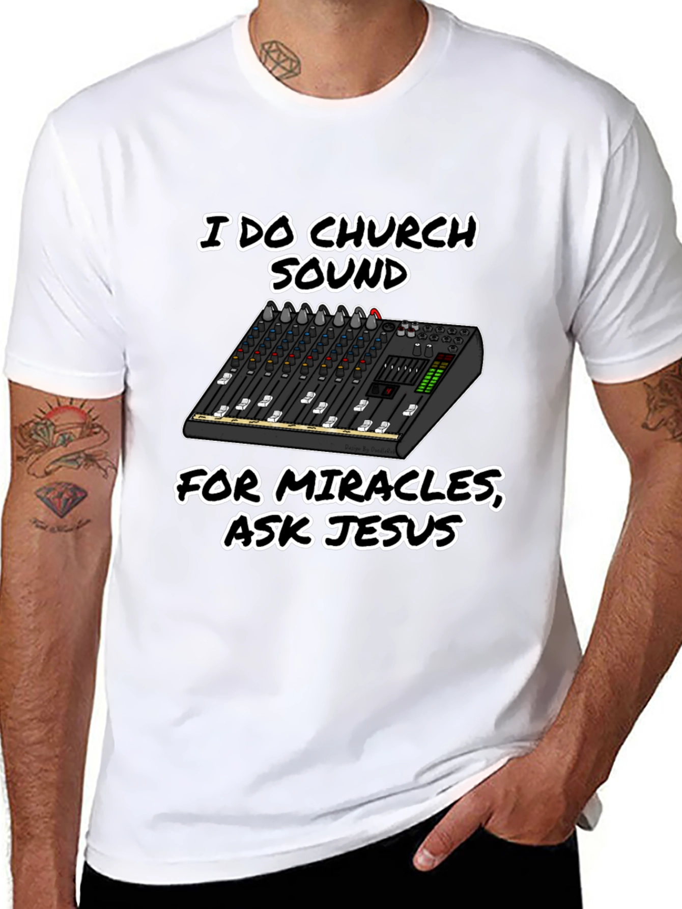 Church Sound Mixer T-Shirt