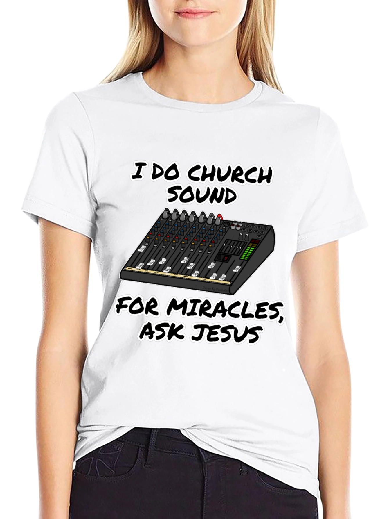 Church Sound Mixer T-Shirt