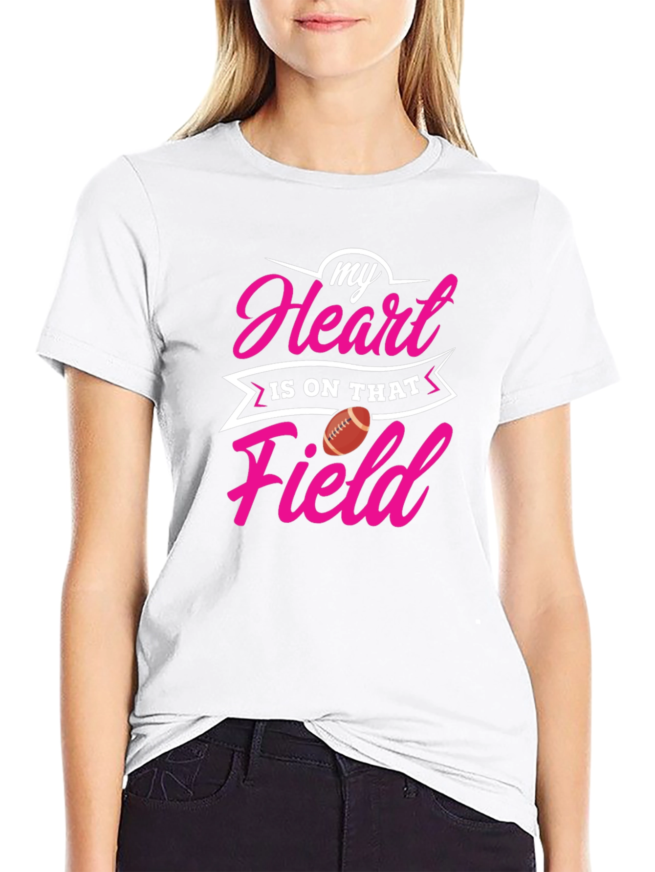 My Heart Is On That Field Graphic T-Shirt
