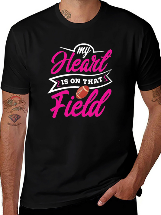My Heart Is On That Field Graphic T-Shirt