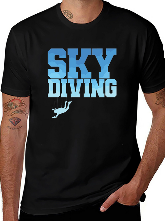 Skydiving Graphic Tee - Sporty Design