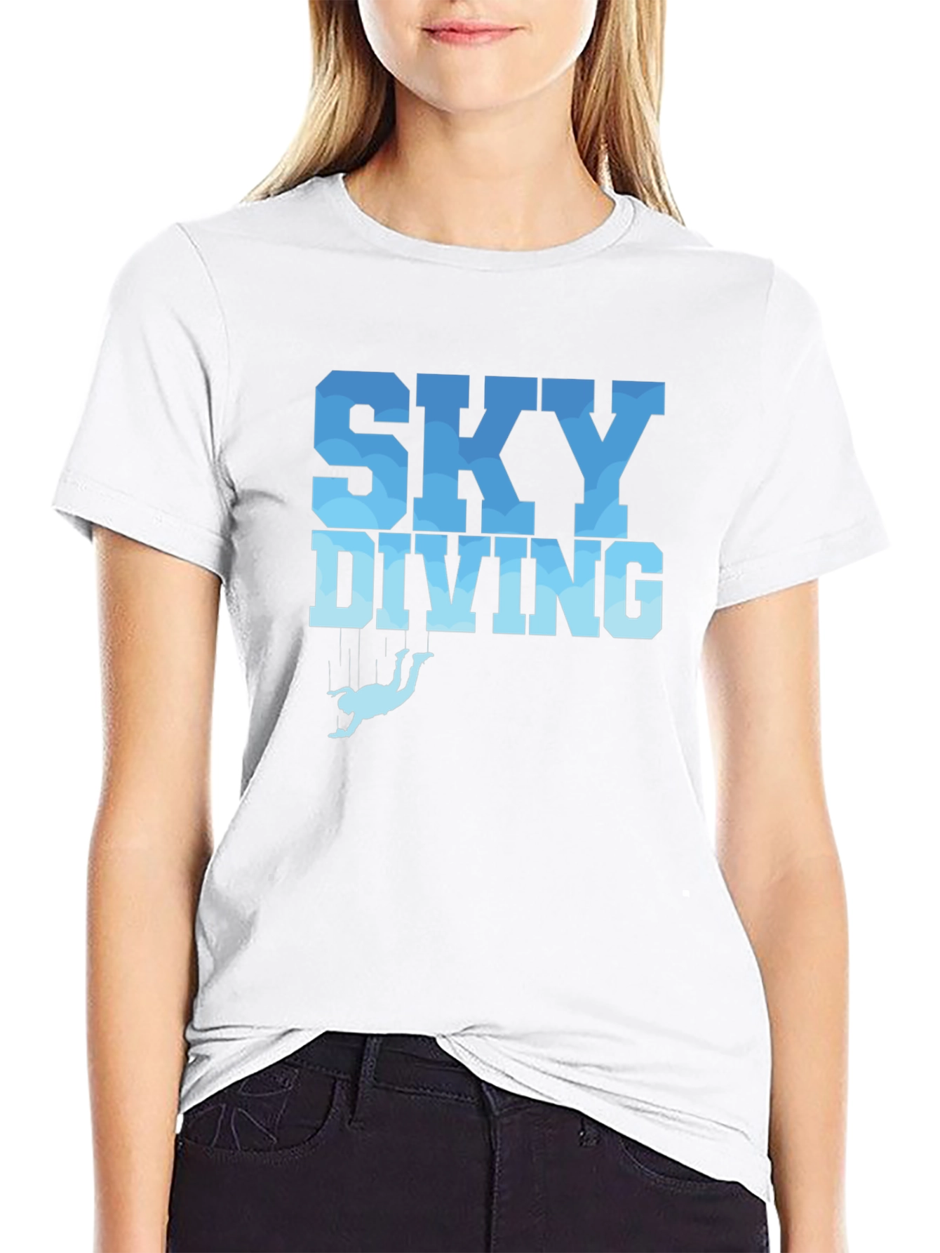 Skydiving Graphic Tee - Sporty Design
