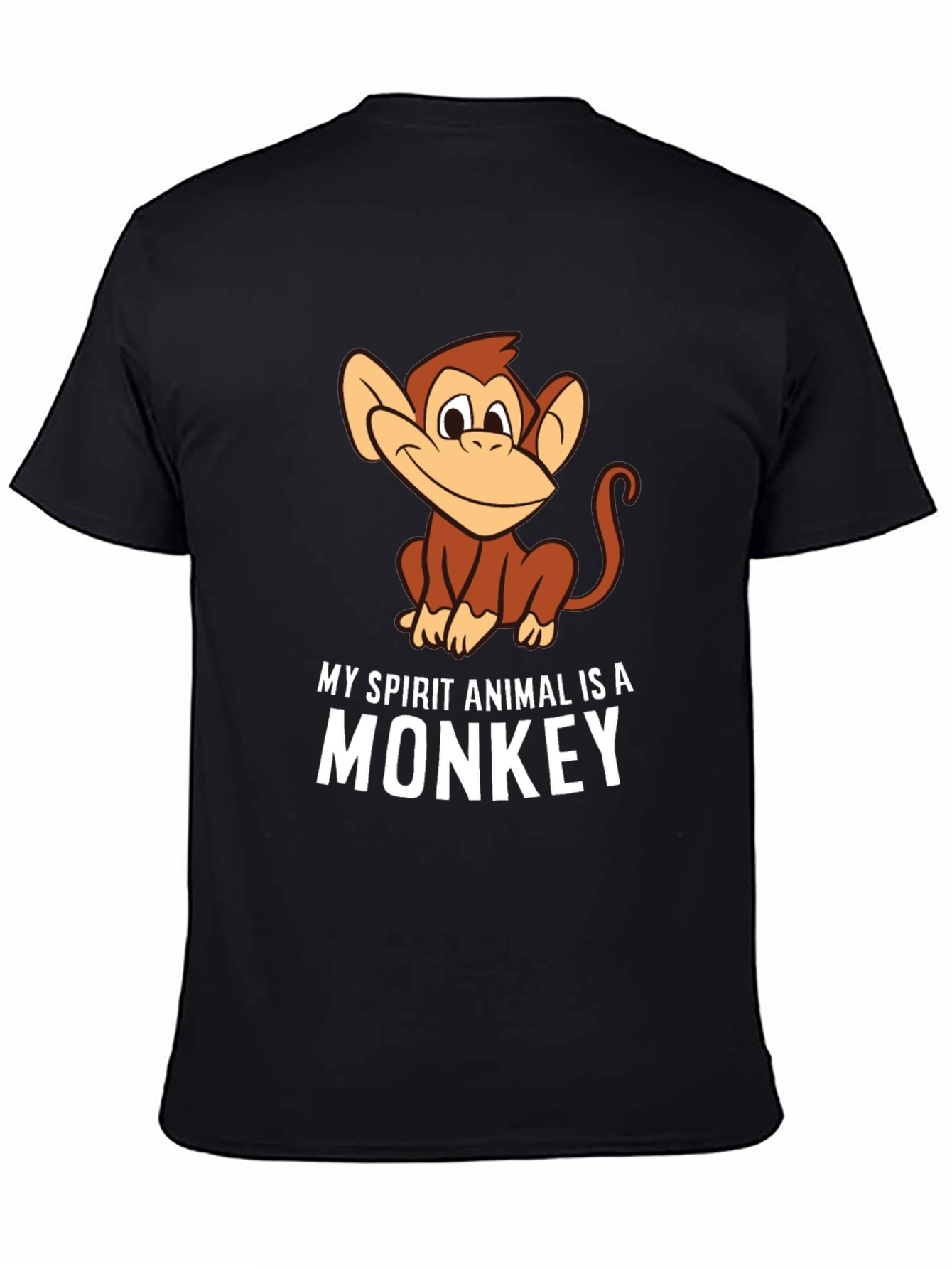 Funny Monkey Spirit Animal T-Shirt - Novelty Tee