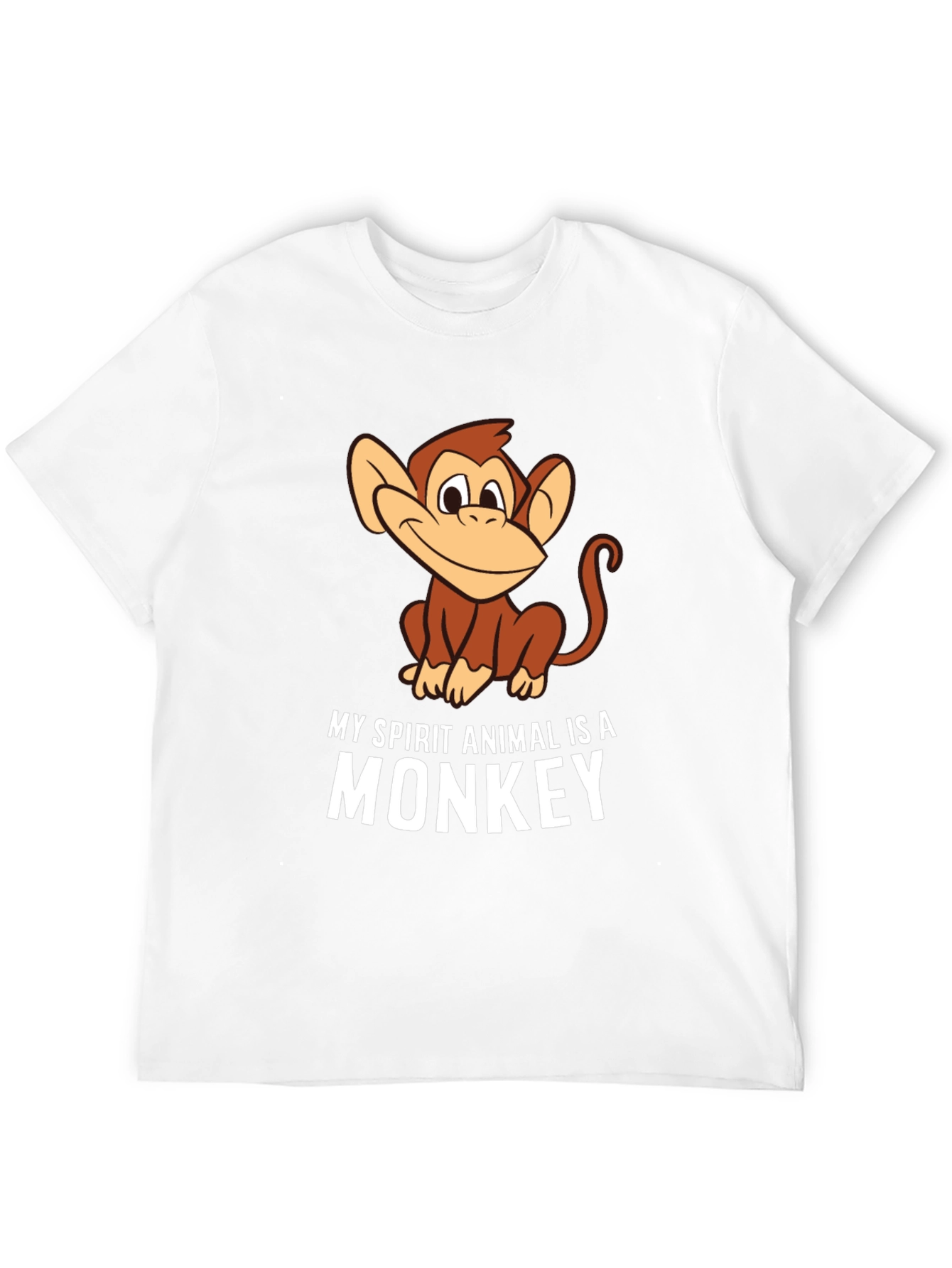 Funny Monkey Spirit Animal T-Shirt - Novelty Tee