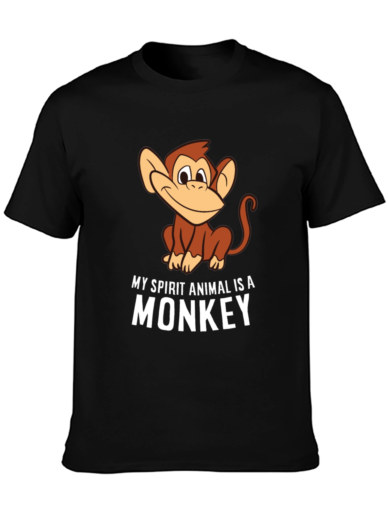 Funny Monkey Spirit Animal T-Shirt - Novelty Tee