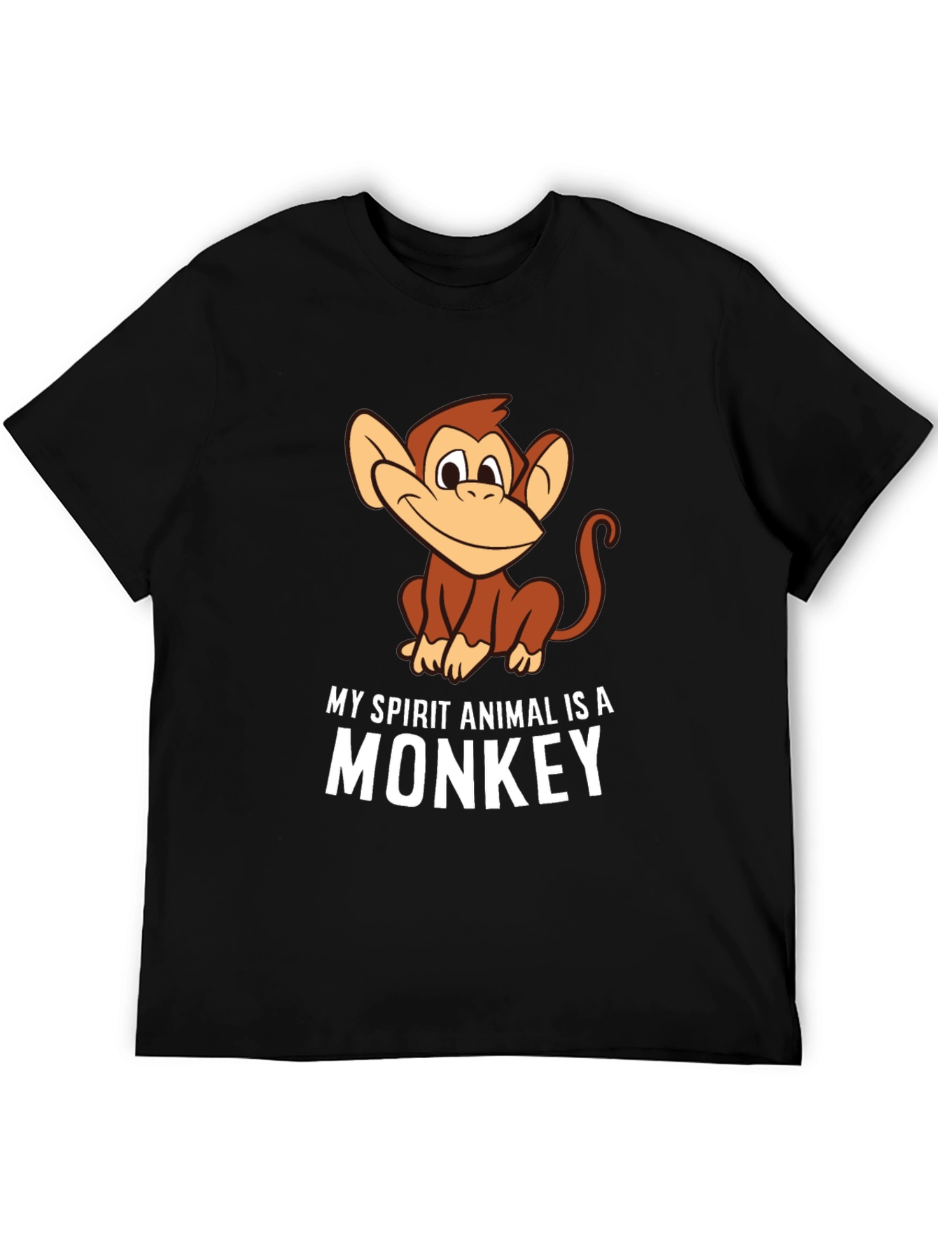 Funny Monkey Spirit Animal T-Shirt - Novelty Tee