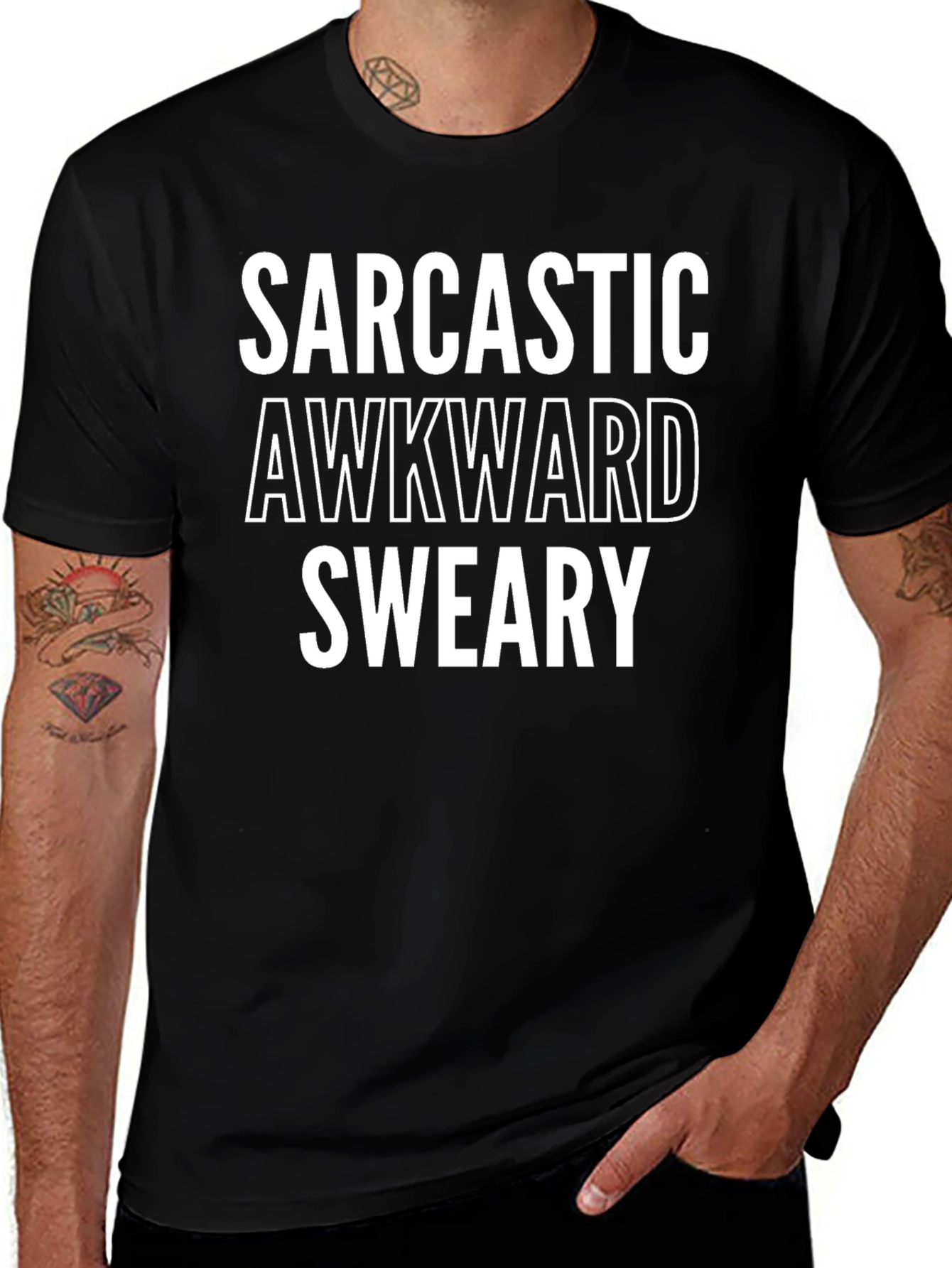 Sarcastic Awkward Sweary Graphic Tee