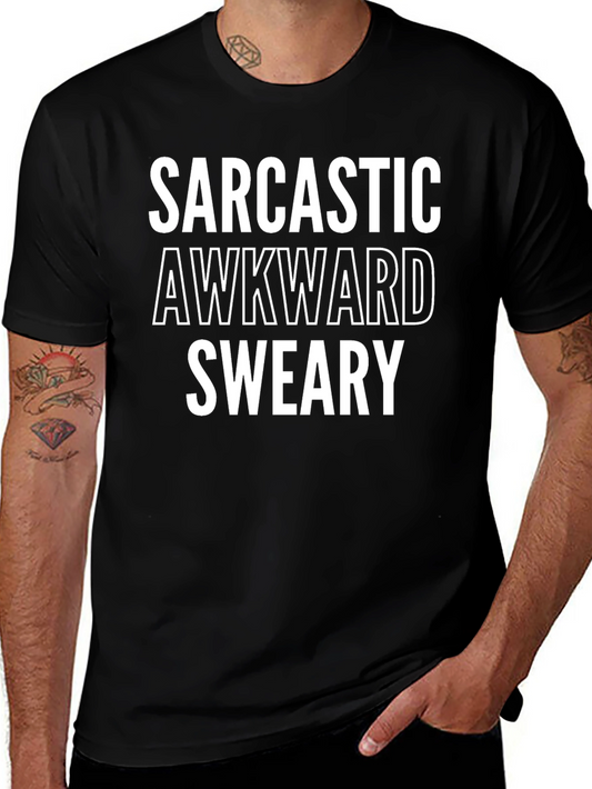 Sarcastic Awkward Sweary Graphic Tee
