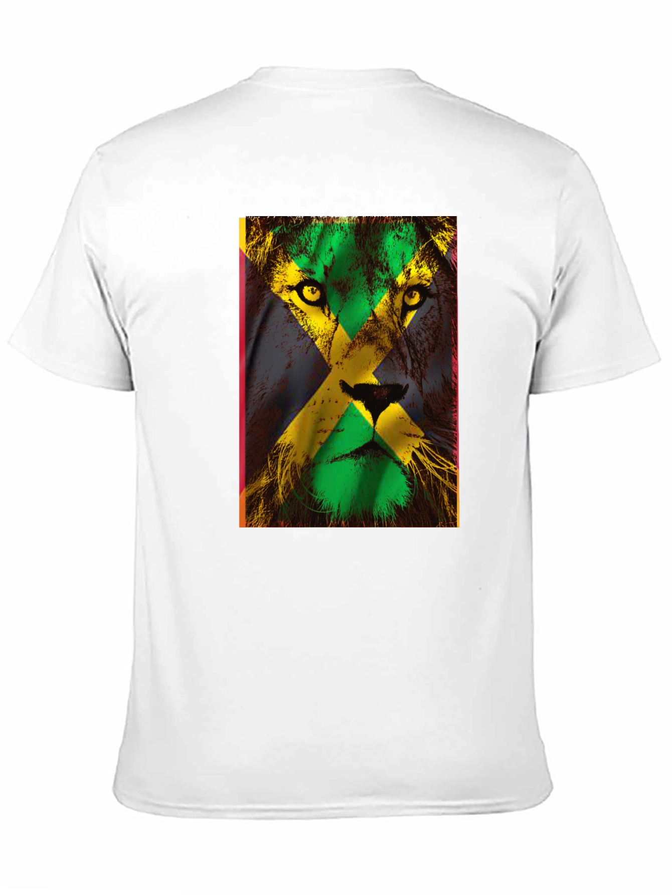 Jamaican Flag Lion Graphic Tee