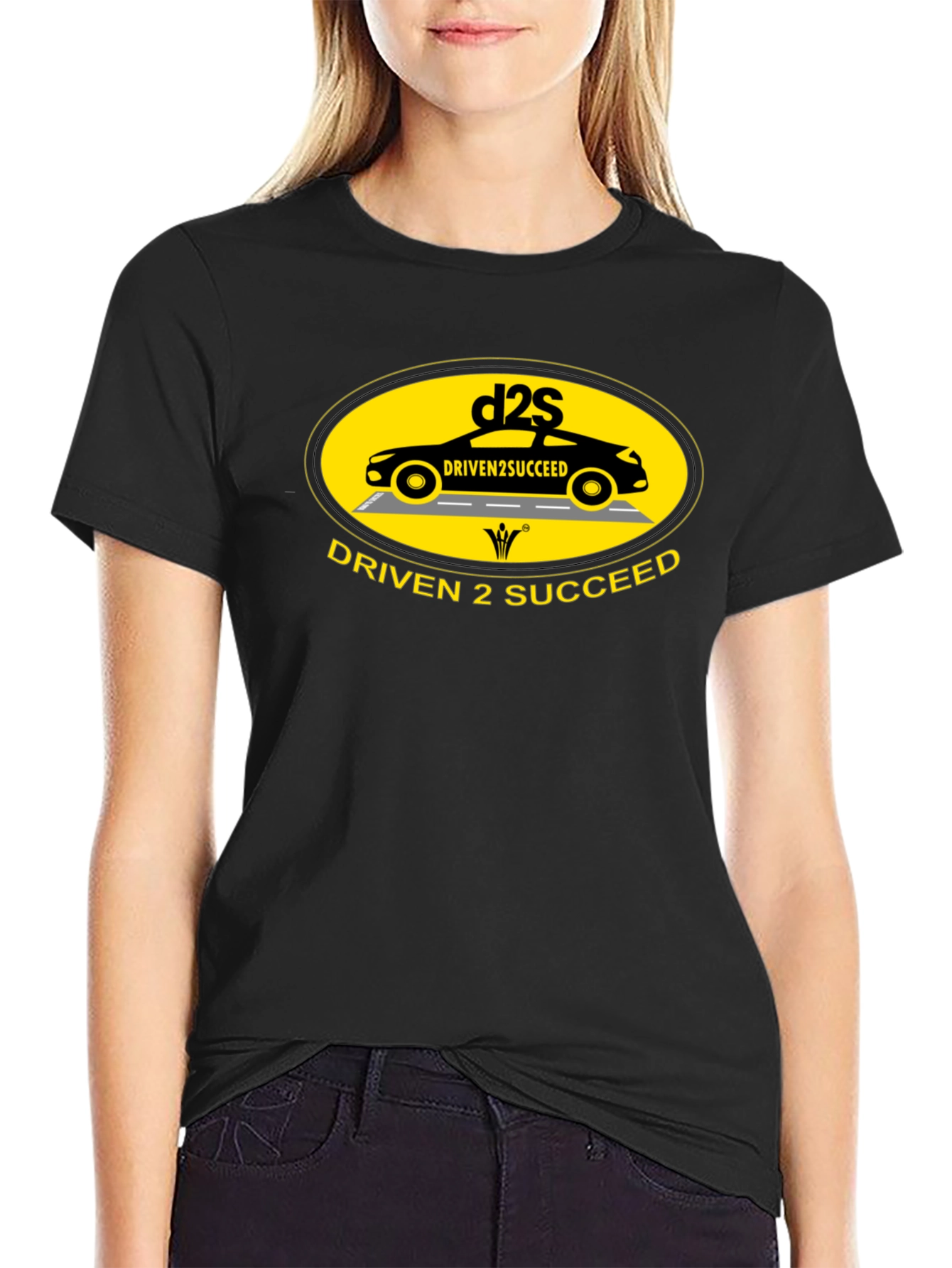 Driven 2 Succeed Black Graphic T-Shirt