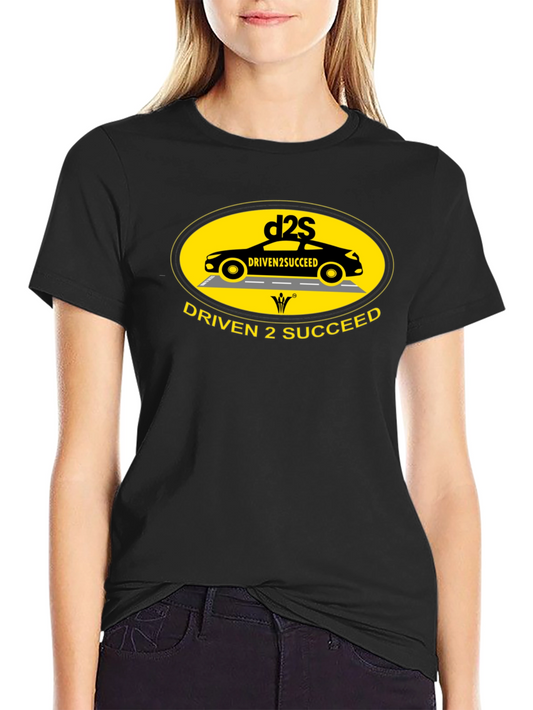 Driven 2 Succeed Black Graphic T-Shirt