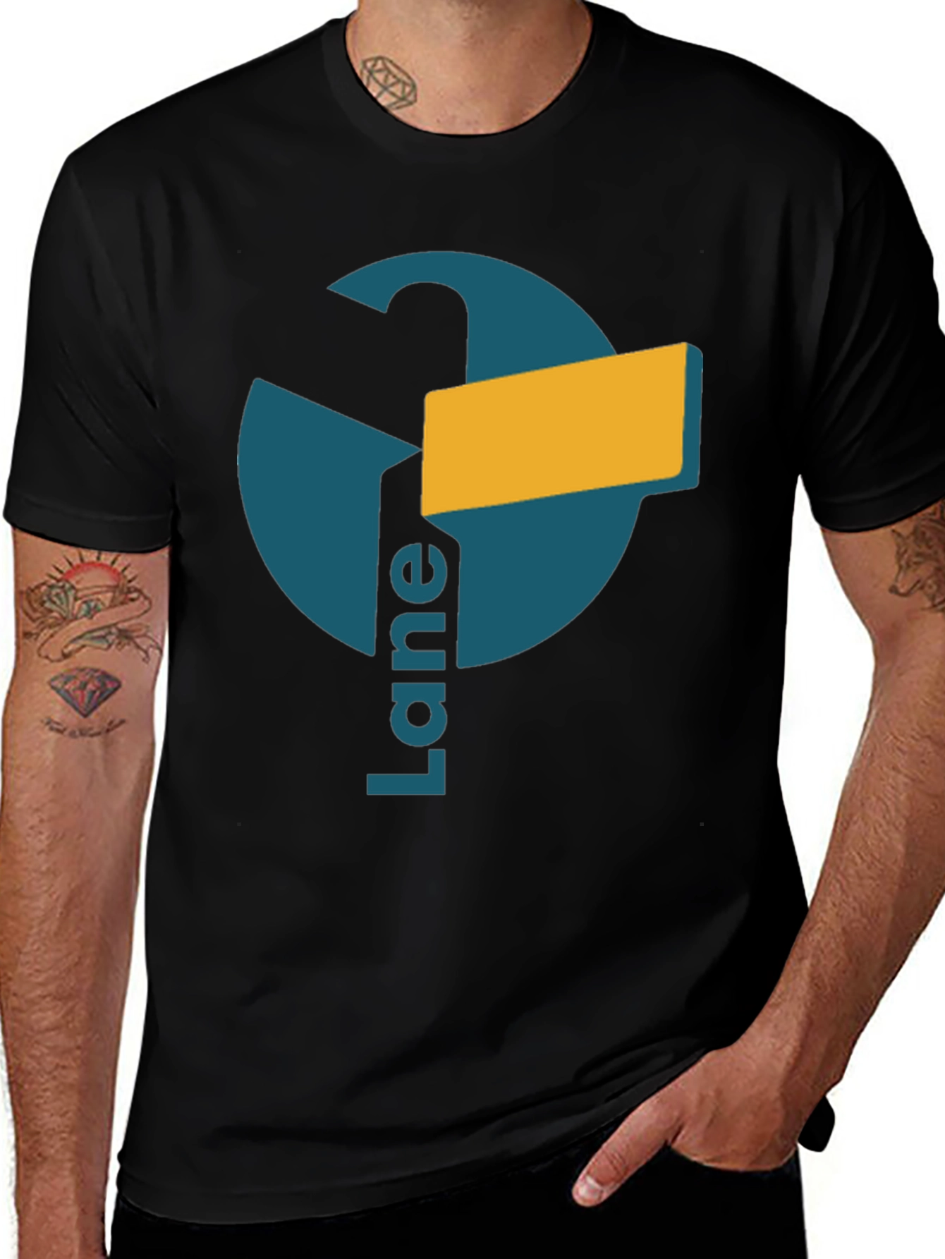 Lane Graphic Tee - Cool Minimalist Design