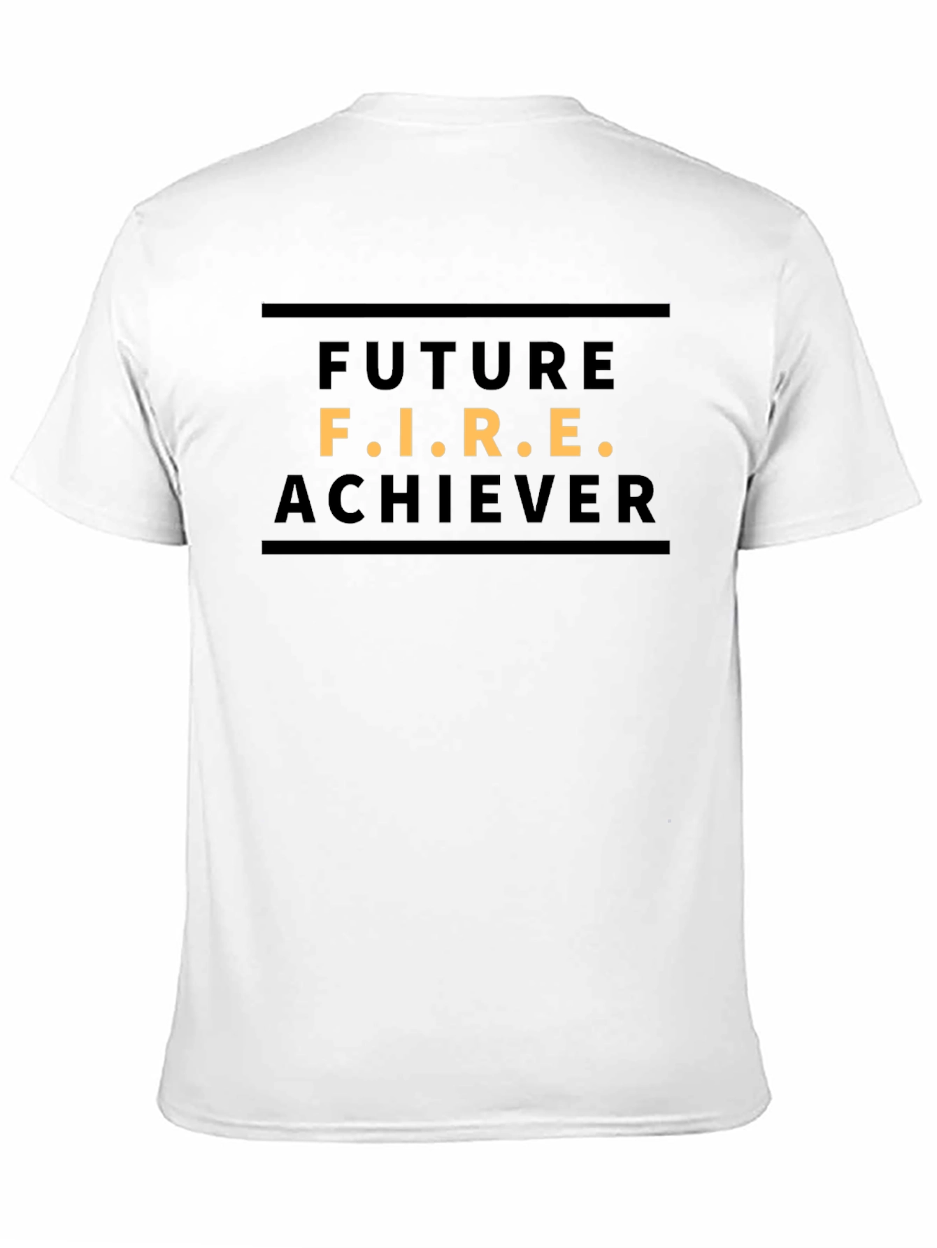 Future F.I.R.E. Achiever Black T-Shirt