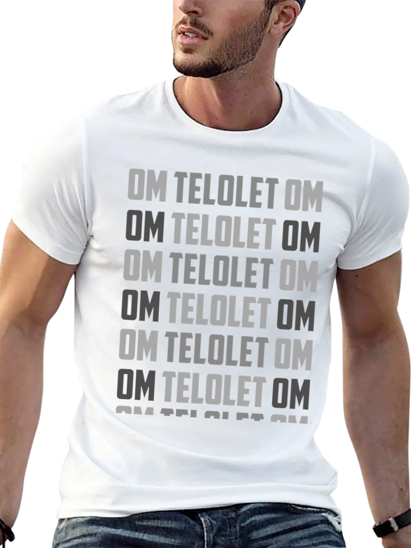 Om Telolet Om Graphic T-Shirt - Trendy Black Tee