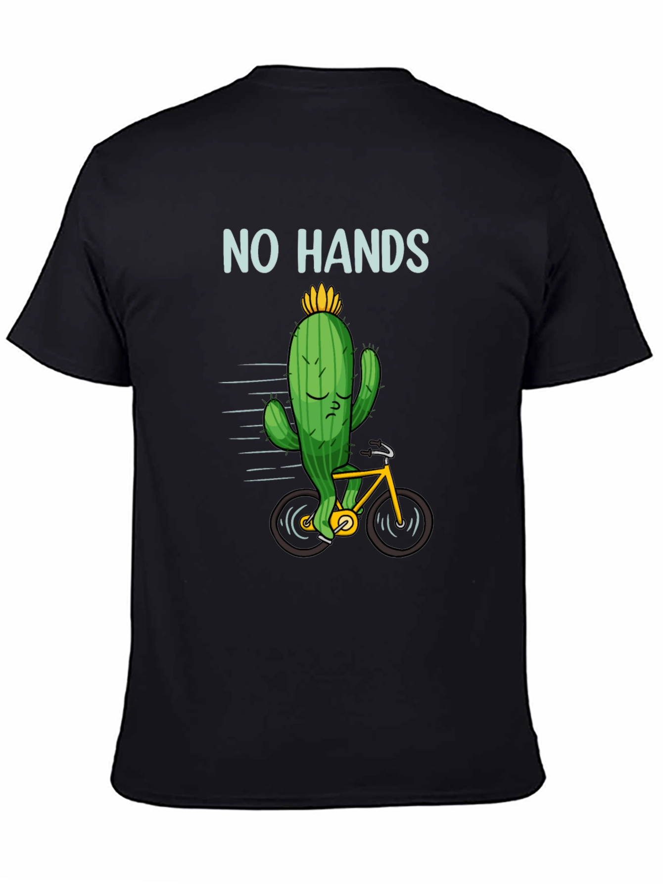 Cactus No Hands T-Shirt - Funny Graphic Tee