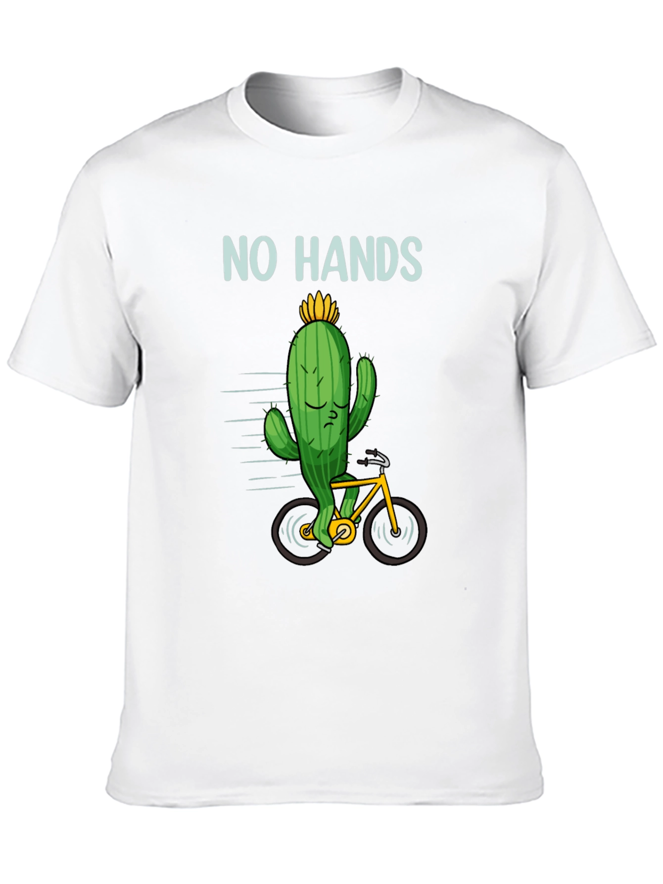 Cactus No Hands T-Shirt - Funny Graphic Tee