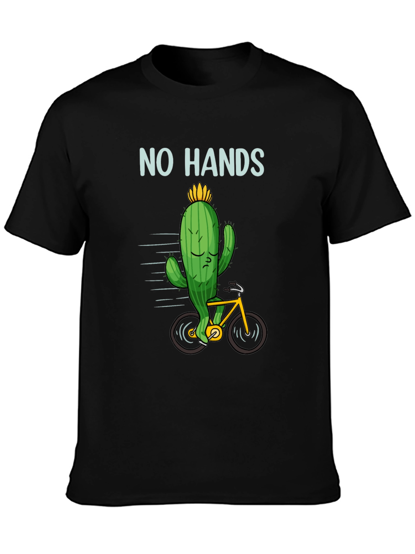 Cactus No Hands T-Shirt - Funny Graphic Tee