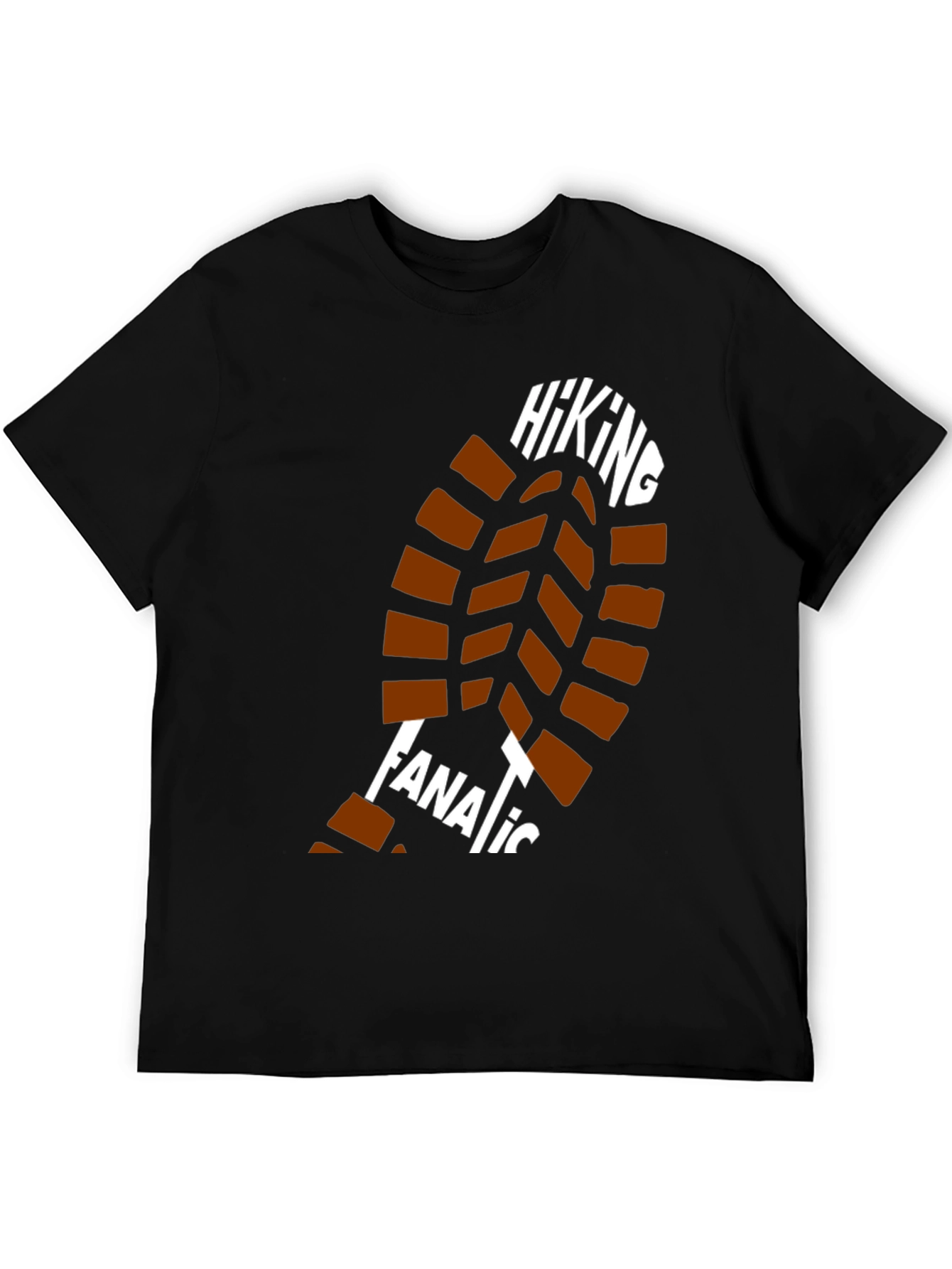 Hiking Fanatic Graphic Tee - Black