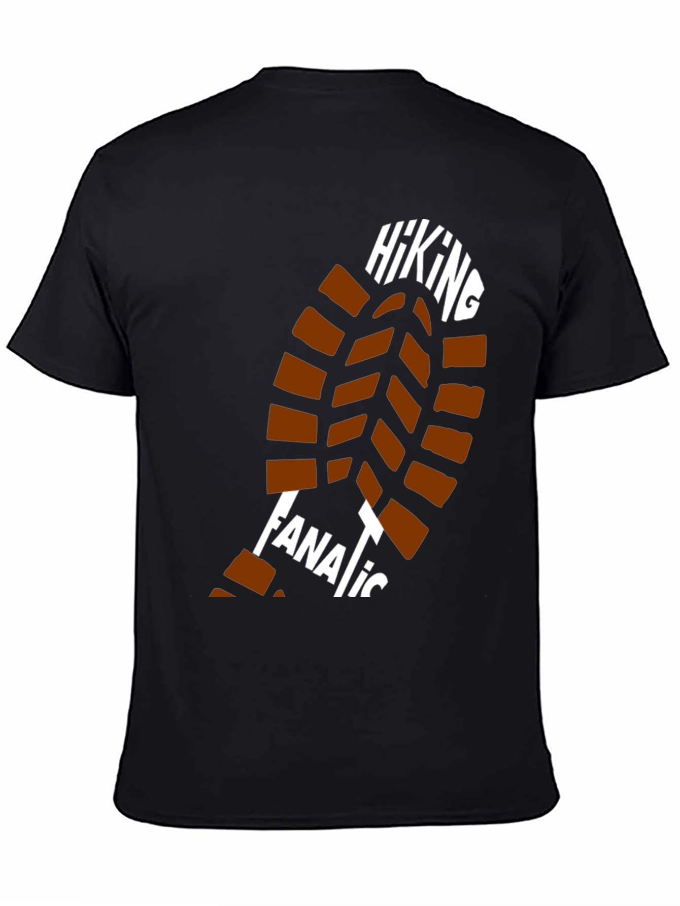 Hiking Fanatic Graphic Tee - Black