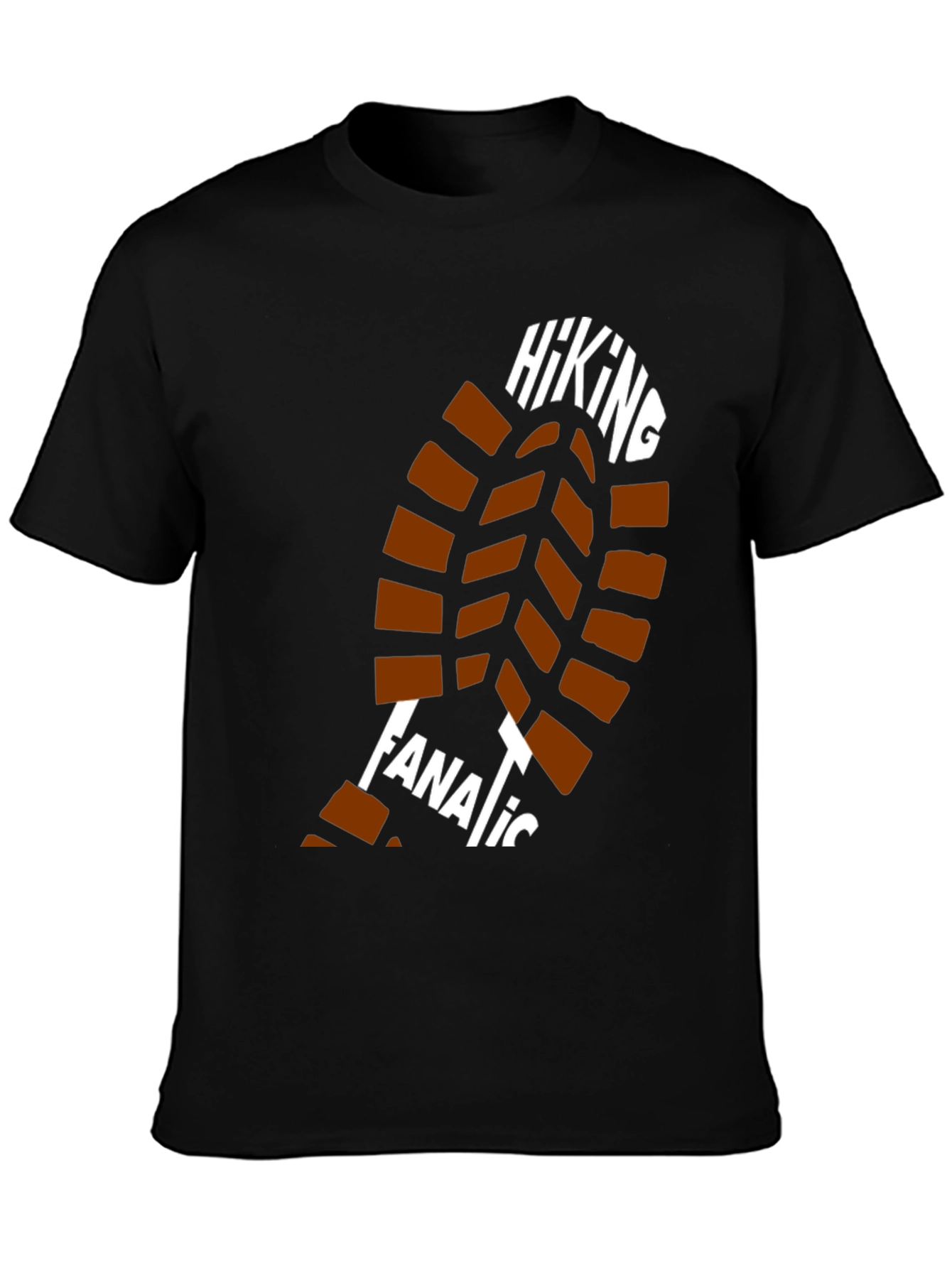 Hiking Fanatic Graphic Tee - Black
