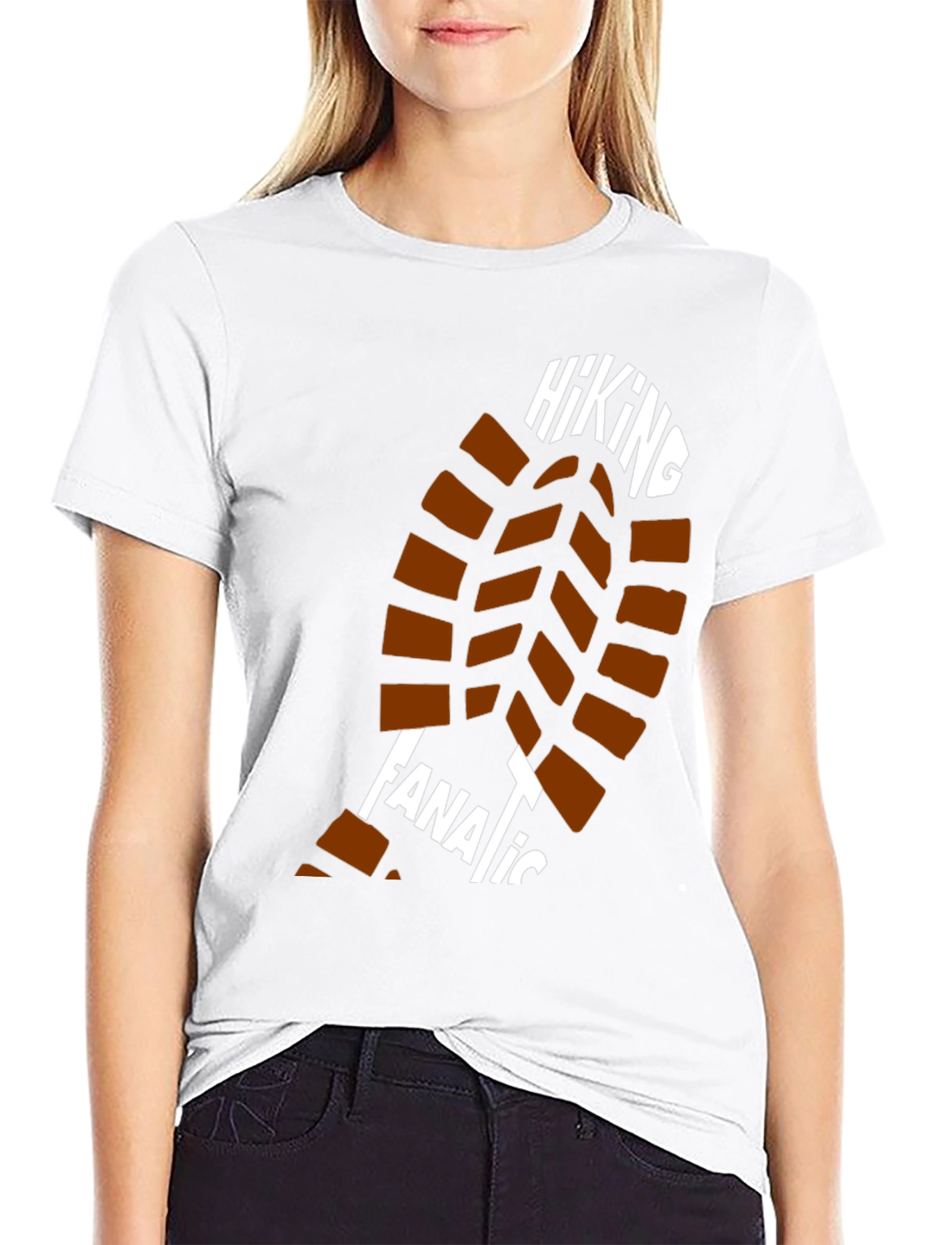 Hiking Fanatic Graphic Tee - Black