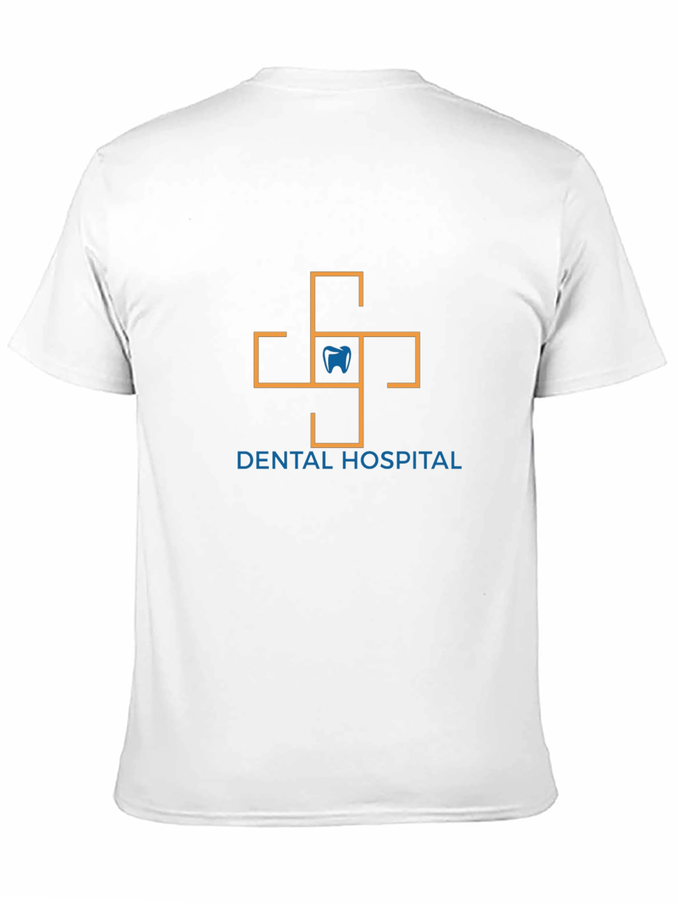 Dental Hospital Graphic Tee - Modern Design Black Shirt