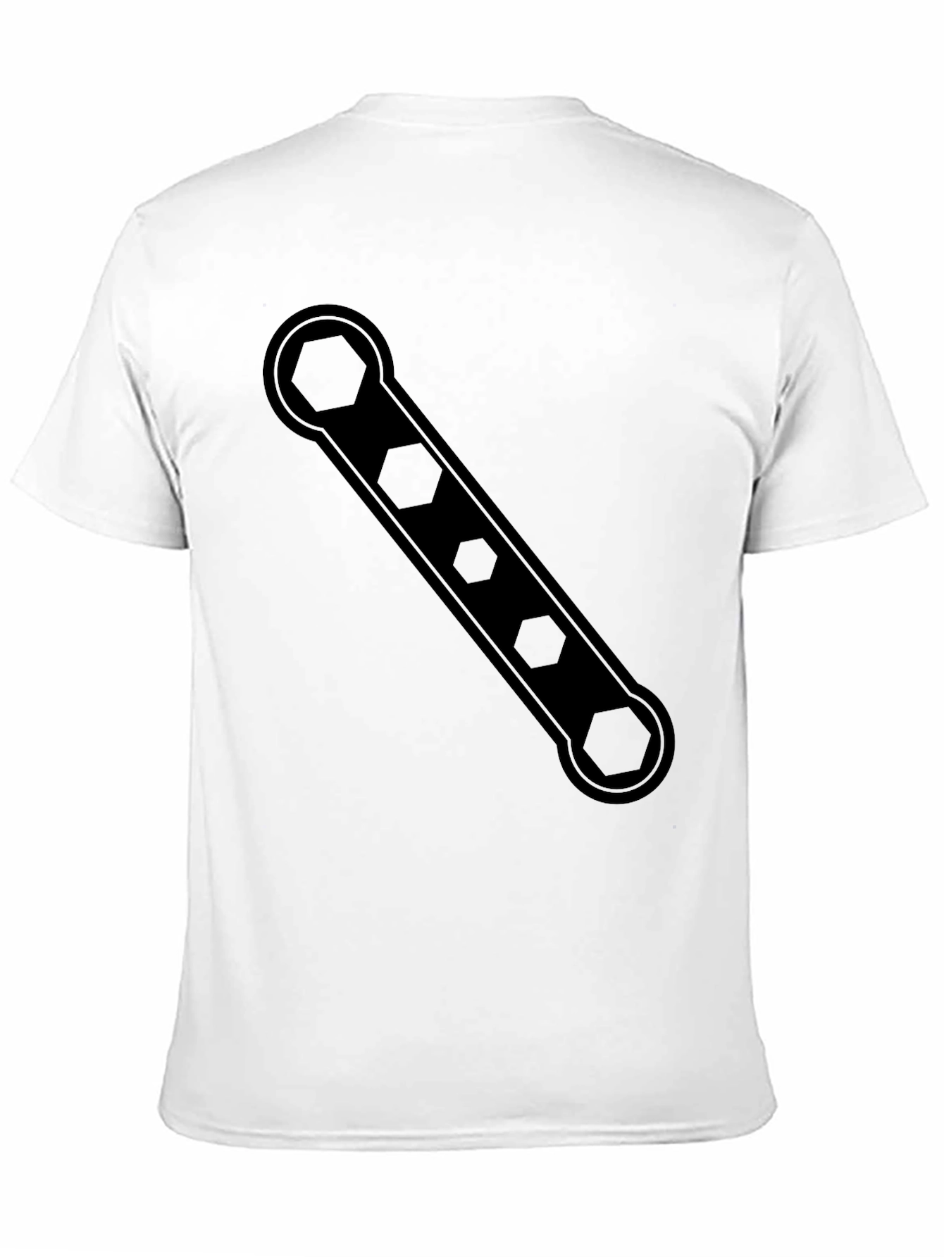Hex Wrench Graphic Tee - Black Cotton T-Shirt