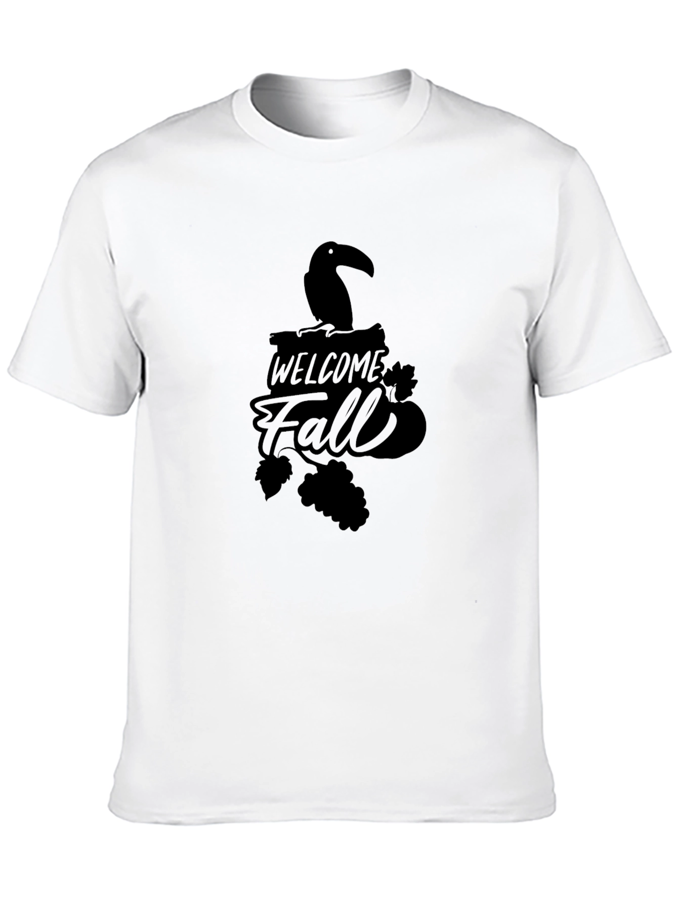 Welcome Fall Black Graphic Tee