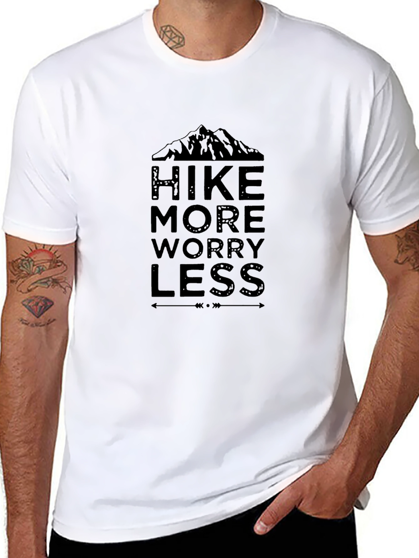 Hike More Worry Less Graphic Tee