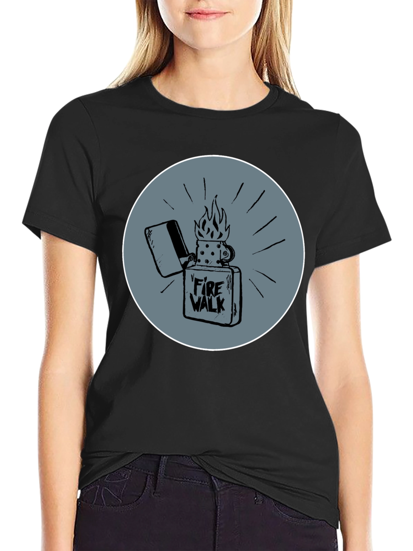 Fire Walk T-Shirt - Graphic Tee