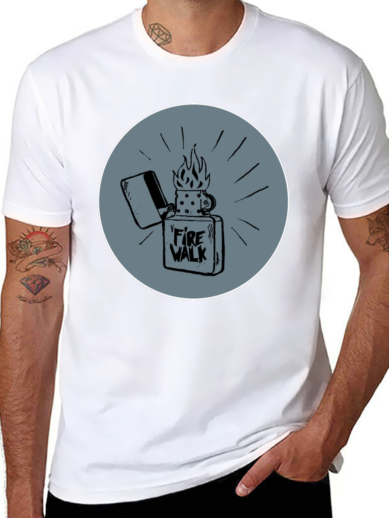 Fire Walk T-Shirt - Graphic Tee