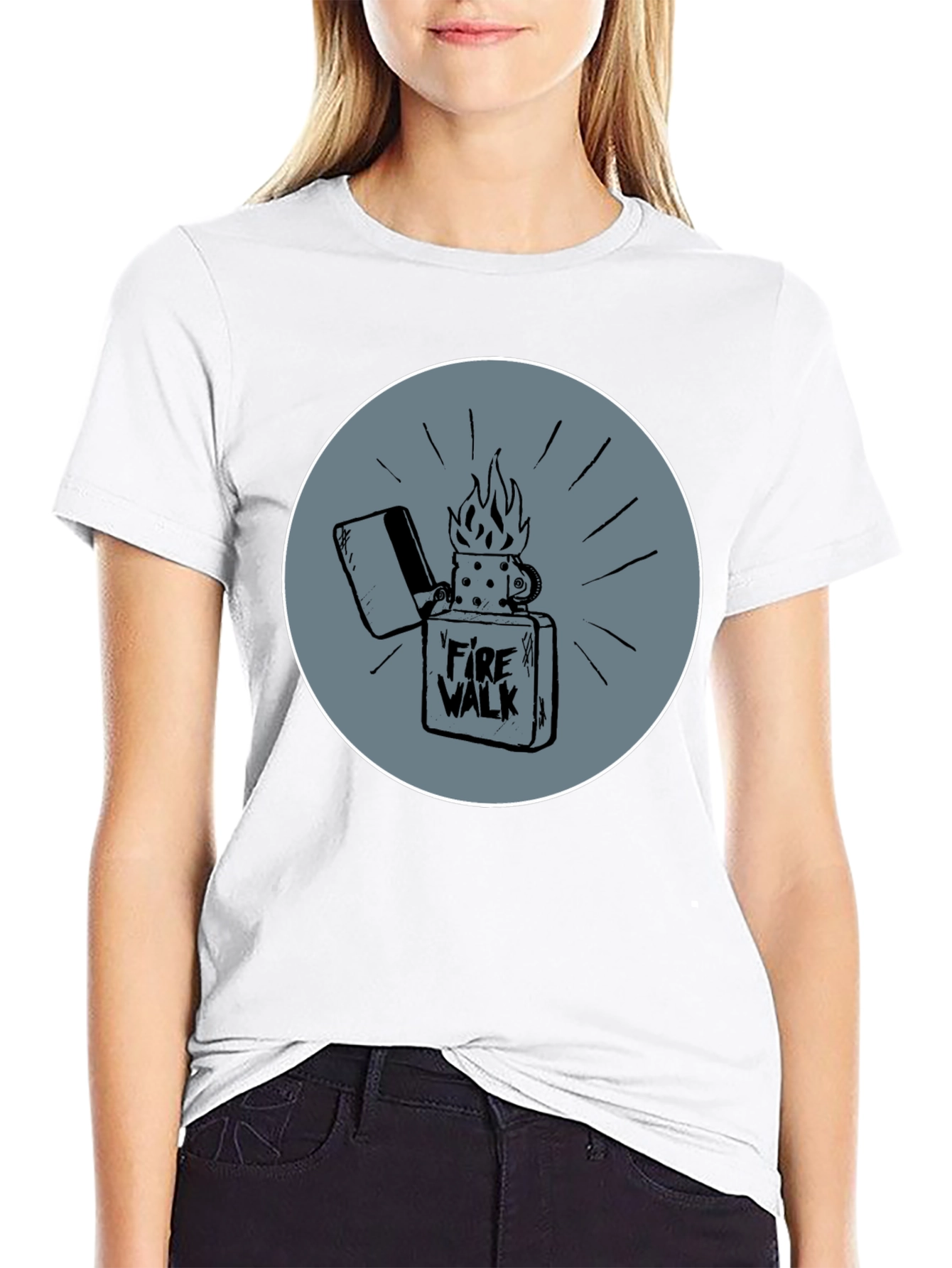 Fire Walk T-Shirt - Graphic Tee